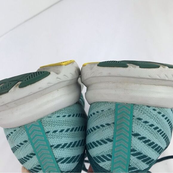Brooks Launch 6 Teal White Lace Up Athletic Running Shoes - Picture 13 of 16